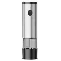 Large Capacity Electric Pepper Grinder Automatic USB Rechargeable Salt Pepper Mill Stainless Steel One Hand Operation