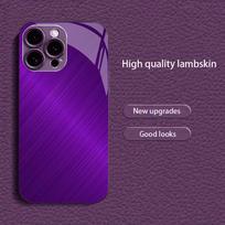 simple new Hot-selling protective case Phone Case Metallic paint Glass PhoneCase for iPhone 17 16 15 14 13 12 11pm Pro Plus iPhone 17