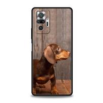 Phone Case For Xiaomi Redmi Note 14 13 12 5G 11 10 Pro Plus 4G 9S 9 14C 13C 12C 10C 9C 9A Cover Dachshund Silhouette Dog cute Redmi Note 14 5G