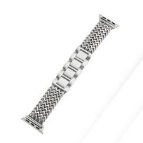 Stainless Steel Love Weaving Band for Apple Watch iWatch 11/SE/Ultra 42/44/45/46/49 sidabras