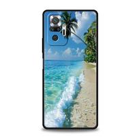 Phone Case For Xiaomi Redmi Note 14 13 12 Pro Plus 5G 9S 9 10 11 4G 14C 13C 12C 10C 9C 9A Scene at Sunset on sea Palm Tree Cover For Redmi Note 9S