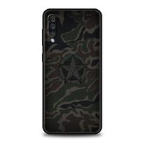 Army Star camouflage Phone Case For Samsung A56 A36 A26 A24 A12 A14 A16 A50 A70 A20E A22 A40 A34 A54 A42 A52 5G A04s A06 Cover Galaxy A10e