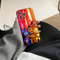 Five N-Nights At F-Freddys Fnaf Phone Case For iPhone 17, 16,15,14,13,12,11 Plus,Pro Max, Others Soft Black Cover iPhone11PROMAX
