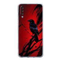Transparent Phone Case for Samsung Galaxy A56 A36 A25 A16 A14 A12 A22 A24 A42 A06 A20 A30 A40 Soft TPU Cover Black Raven Fundas for Samsung A10