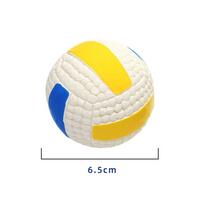 New Multiple Tear Resistant Latex Sound Making Dog Toys Rugby and Tennis Images Interactive Sound Making Toys for Dogs and Pets