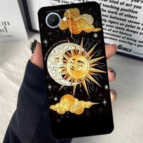 Sun Moon Face For Realme GT7 Pro GT6 C67 C65 C63 C61 C55 C53 C51 C71 C75 10 11 12 13 14 15 Pro Plus Case For Realme GT6