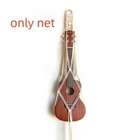 Woven Flower Pot Mesh Bag White String Instrument Accessory Guitar Wall Hanging Net  Guitar Storage 1PCS