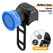5 Modes Bicycle Horn Mountain Bike Mini Battery Waterproof Electronic Bike  Riding Equipment Children's Scooter Accessories