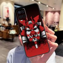 Samurai Mask Warrior Helmet Case For Oppo A17 A77 A80 A40 A60 A98 A78 A18 A38 A58 A16 A76 A96 A74 A94 A54 A57S A15 Cover For OPPO A15