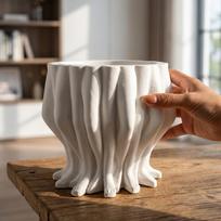 Creative Leg Shape Flower Pot Decorative Sculpture Tabletop Ornament Resin Material Unique Design Indoor Outdoor Use one size balta