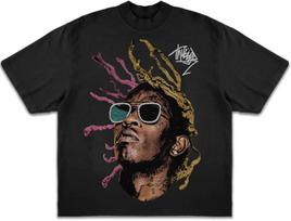 Vintage Y2K Rapper Graphic T-Shirt Retro Hip Hop Streetwear Tee Oversized 2000s Rap Music Inspired Shirt S įvairiaspalvis