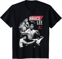 Kids Bruce Lee Kung Fu Martial Arts Legend Kids T-Shirt S įvairiaspalvis