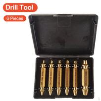 Damaged Screw Extractor Kit,Stripped Set,Drill Bit Set,Broken Bolt and