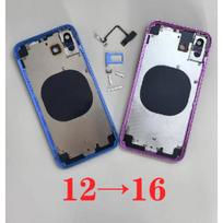 Pasidaryk pats korpusas iPhone 12–16, Korpusas 12 Kūnas 16 Veikimo mygtukas Galinė baterija Vidurinis rėmas Pakeitimas iPhone 12 stiliaus 16 12 to 16 White black