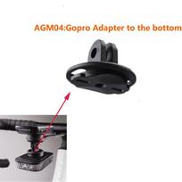 RAVEMEN AGM03 Gopro Adapteris Dviračio Laikiklis Skirtas RAVEMN FR500/FR300/FR160 Žibintui Žemiau Dviračio Kompiuterio Laikiklio Nailonas juoda