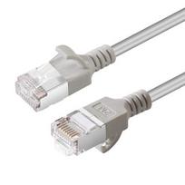 Kabel Sieciowy Rj45 V-Ftp6A0015-Slim Szary 0,15M Cat6A U/Ftp