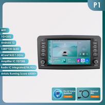 Hizpo 2Din Android 13 Car Radio for Mercedes Benz GL ML W164 ML350 ML500 X164 GL35 GL45 2005-2012 Navigation GPS Intelligent FM Multimedia Video WIFI P1 4Core 1G 32G AI