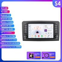 Hizpo 2Din Android 13 Car Radio for Mercedes Benz GL ML W164 ML350 ML500 X164 GL35 GL45 2005-2012 Navigation GPS Intelligent FM Multimedia Video WIFI S4 8Core 4G 32G