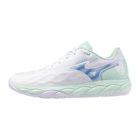 Mizuno Wave Enforce Court Comfortable Shock Absorption Durable Breathable Low Top Tennis Shoes Women sneaker White 61GA243343 36