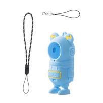 Silicone Case for Insta360 GO 3 Camera Spaceman Silicone Housing Protector Scratchproof Cartoon Silicone Case Camera Accessories šviesiai mėlyna spalva