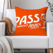 Aperols Spritz Flannel Pillow Case Applicable Space For Guest Rooms Interiors Cars Office House Decoration 12x12Inch