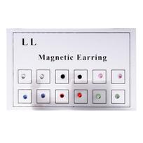 1/2Sheet Magnetic earrings non-piercing nose studs Magnet Ear Tragus Cartilage Lip Labret Stud Nose Ring Jewelry Gift