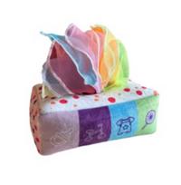 Montessori Toys Baby Tissue Box Soft Paper Toddler Finger Exercise EducationalLearning Activity Sensory Plush Toy for Kids Game