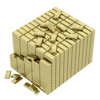 Aukso luitas Pinigai MOC Statybiniai kaladėlių žaislai Vaikų kolekcija Suvenyras Dovana Vaidybiniai žaidimai Dekoracija Berniuko dovana 50PCS