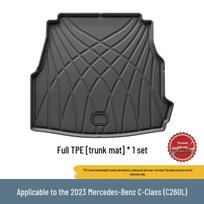 Eco-Friendly TPE Floor and Trunk Mats for 23 Mercedes-Benz C-Class/C260L: Stain-Resistant and Durable