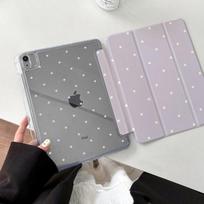 Žalių taškų išmanusis dėklas IPad 6-os, 5-os, 7-os, 8-os, 9-os kartos 10.2 IPad Air13 11 11-osios 11 Pro 11 12.9 IPad Air 5 4 10-osios 10.9 Dėklas iPad 11th 2025 beige