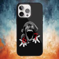 šeši septyni 67 Telefono dėklas iPhone 17 16 15 14 13 12 Pro Max Plus Magsafe veidrodiniam belaidžiam magnetiniam dangteliui iPhone12mini black