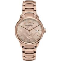 Burberry BU10013 Klasikinis apvalus vyriškas laikrodis 40mm rožinio aukso spalvos