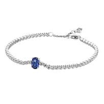 Pandora 925 sidabro žvilgantis pavé teniso apyrankė Moteriškos apyrankės 590039C01 Box,16