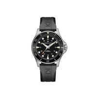 Hamilton Khaki Navy Serija Automatinis Mechaninis Ciferblatas Juodas Plienas Guma Vyriški Laikrodžiai H82515330 Regular Watch Box,Black Dial H82515330