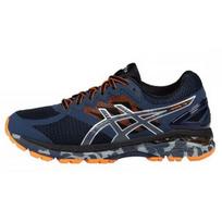 Asics GT-2000 Running Shoes Men sneakers Blue Orange T611N-5163 44