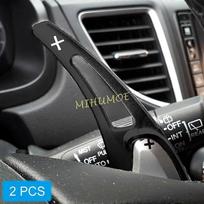 For Honda Civic 9th 2012-2015 Interior Steering Wheel Paddle Shifter Extension Gear Shift Trims Black