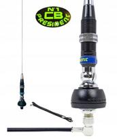 CB antena President Iowa Montavimo 102cm Nerūdijančio plieno žiedai
