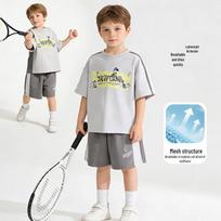 Disney Boys' Mickey Mouse Summer Lightweight Sports Set 110/56 šviesiai pilka spalva