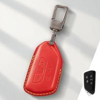 Genuine Leather Protector for Volkswagen VW Golf  8MK8 ID 4 ID3for Skoda Octavia A8 MK4 Key Case Cover Fob