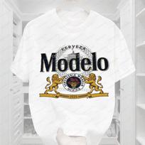 Mexico Cerveceria Modelo T Shirt Oktoberfest Beer Classic Retro Style Streetwear Printed Graphic T Shirts Mens Beer Cerveza Tee S įvairiaspalvis