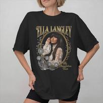 Unisex Women Graphic Printing Ella Fella The Dandelion Tour Choosin Texas Country Ellas Fellas Club  Tee T Shirt Cotton  Tshirts S