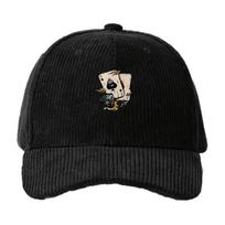 For Men And Women Poker Dice Pattern Fashion Street Stylewear Adjustable Dad Cap Game Theme Party Hat Outdoor Use Sun Hat Corduroy Baseball Cap