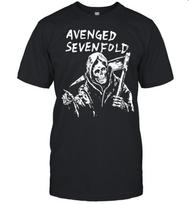 Avenged Sevenfold T Shirt Band Logo Grim Reaper Metal Tee S įvairiaspalvis