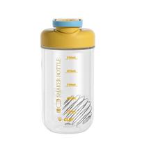 NEW Elegant Shaker Cup 750ml Creative Shaking Bottles Transparent Water Cup geltona