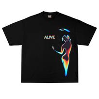 Unisex Tshirt Oversize Hip Hop Streetwear Graphic Short Sleeve Cotton Loose Y2k Tops Tees Black Korean Fashion Aesthetic Clothing S