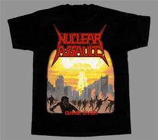 Nuclear Assault Game Over Short  Long Sleeve New Black TShirt Diy Prited Tee Shirt S
