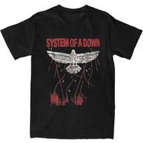 System Of A Down Band T Shirt Music Album Hipster T-Shirts Short-Sleeve Vintage Tshirt Beach Cotton O Neck 4XL 5XL 6XL Tees S įvairiaspalvis