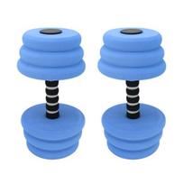 2Pcs Aquatic Dumbbells Water Exercise Equipment Fitness Pool Weight Workout Foam Dumbbells Aqua Dumbbell Water