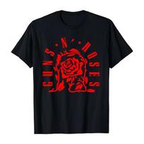2025 New Guns N 'Roses Rock Punk American Oversize High Street Men and Women Summer Cotton American Comfortable T-shirt S įvairiaspalvis