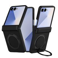 Magnetic Phone Case For Samsung Galaxy Z Flip 7 fe 6 5 4 3 Flip7 Flip6 Flip5 Flip4 5G with Hinge Protection Kickstand Cover Galaxy Z Flip5 juoda